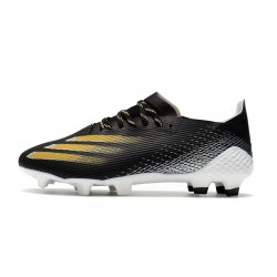 Adidas X Ghosted .1 FG Black Gold Soccer Cleats