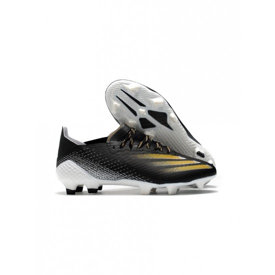 Adidas X Ghosted .1 FG Black Gold Soccer Cleats