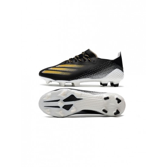 Adidas X Ghosted .1 FG Black Gold Soccer Cleats