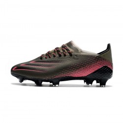 Adidas X Ghosted .1 FG Black Pink Soccer Cleats