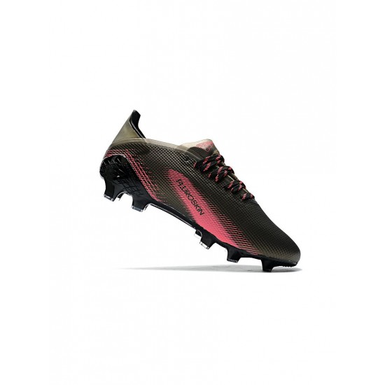 Adidas X Ghosted .1 FG Black Pink Soccer Cleats