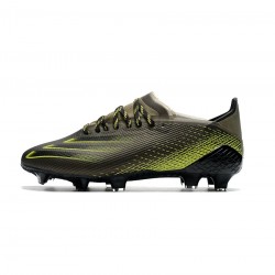 Adidas X Ghosted .1 FG Black Yellow Soccer Cleats