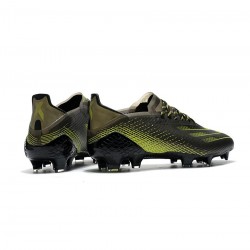 Adidas X Ghosted .1 FG Black Yellow Soccer Cleats