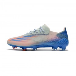 Adidas X Ghosted .1 FG Pink Blue White Soccer Cleats