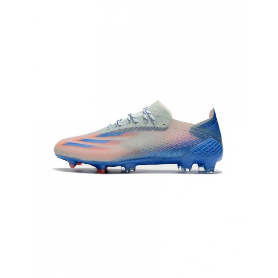 Adidas X Ghosted .1 FG Pink Blue White Soccer Cleats