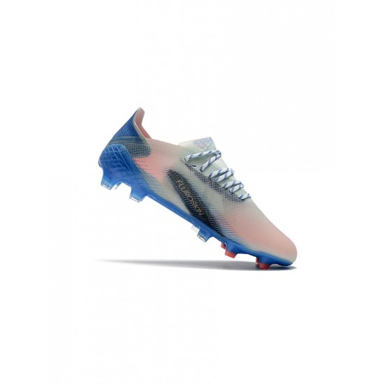 Adidas X Ghosted .1 FG Pink Blue White Soccer Cleats