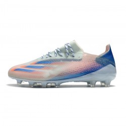 Adidas X Ghosted .1 FG Pink White Blue Soccer Cleats