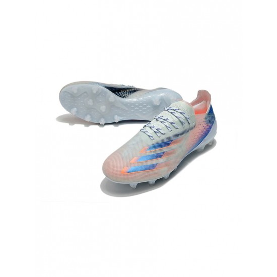 Adidas X Ghosted .1 FG Pink White Blue Soccer Cleats