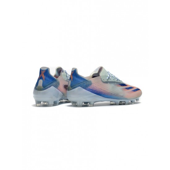 Adidas X Ghosted .1 FG Pink White Blue Soccer Cleats