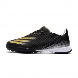 Adidas X Ghosted .1 TF Black Gold Soccer Cleats