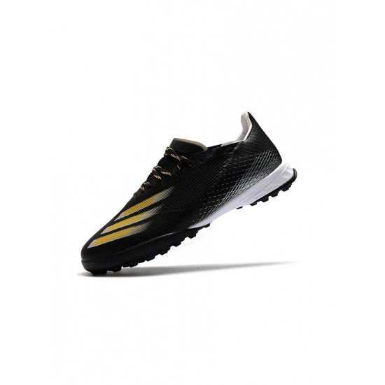 Adidas X Ghosted .1 TF Black Gold Soccer Cleats