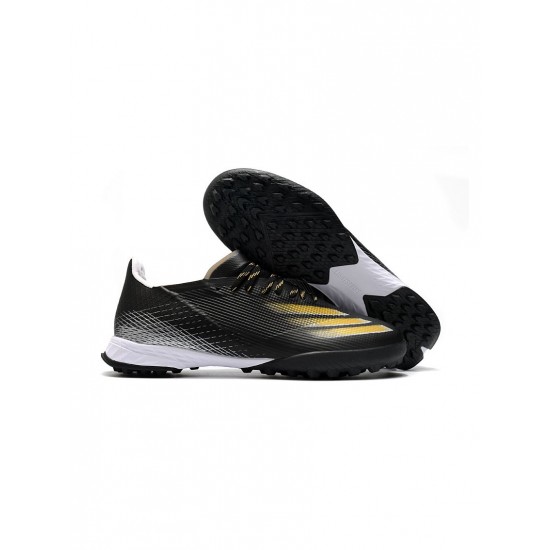 Adidas X Ghosted .1 TF Black Gold Soccer Cleats