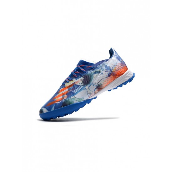 Adidas X Ghosted .1 TF Captain Tsubasa White Blue Soccer Cleats