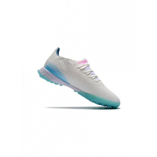 Adidas X Ghosted .1 TF White Black Blue Pink Soccer Cleats