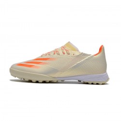 Adidas X Ghosted .1 TF White Orange Soccer Cleats