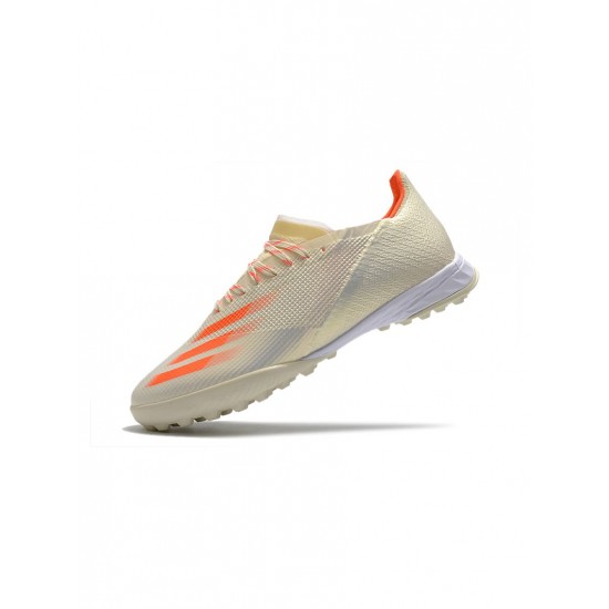 Adidas X Ghosted .1 TF White Orange Soccer Cleats