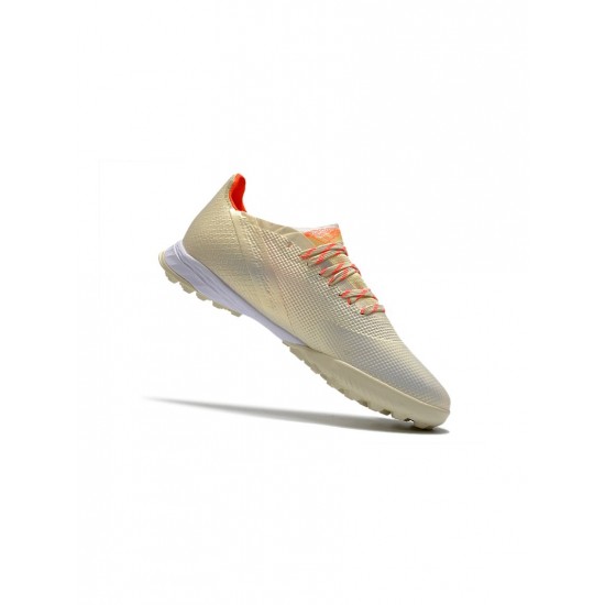 Adidas X Ghosted .1 TF White Orange Soccer Cleats