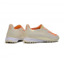 Adidas X Ghosted .1 TF White Orange Soccer Cleats