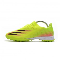 Adidas X Ghosted .1 TF Yellow Black Soccer Cleats