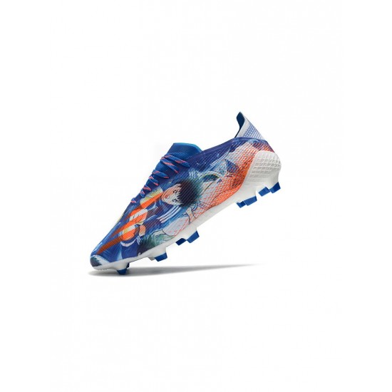 Adidas X Ghosted.1 Tsubasa Special Edition Blue Orange White Soccer Cleats