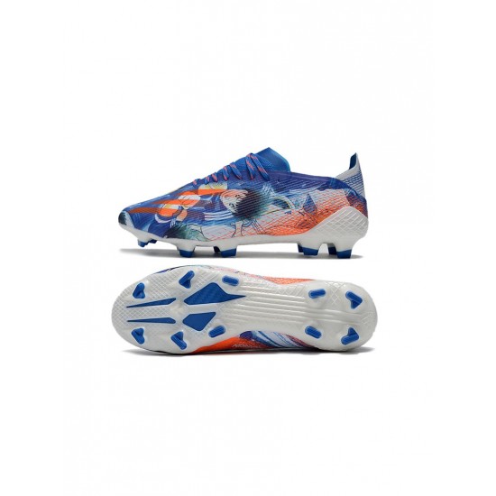 Adidas X Ghosted.1 Tsubasa Special Edition Blue Orange White Soccer Cleats