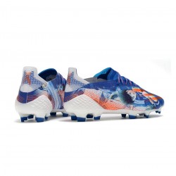 Adidas X Ghosted.1 Tsubasa Special Edition Blue Orange White Soccer Cleats