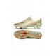 Adidas X Ghosted FG White Metallic Gold Melange Core Black Soccer Cleats