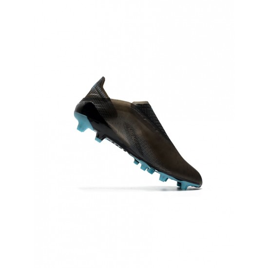 Adidas X Ghosted Scrapped Editions Black Blue Soccer Cleats