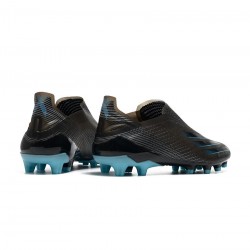 Adidas X Ghosted Scrapped Editions Black Blue Soccer Cleats