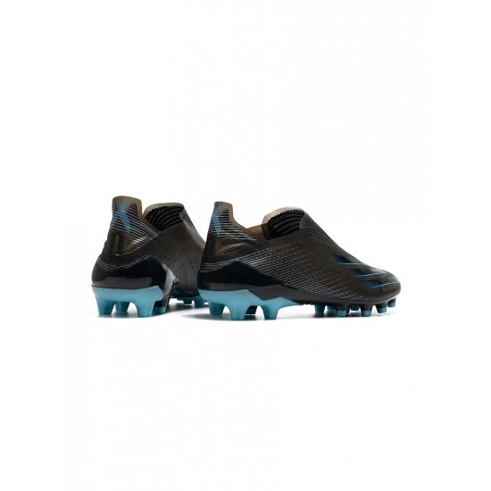 Adidas X Ghosted Scrapped Editions Black Blue Soccer Cleats