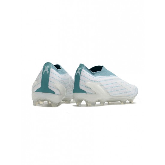 Adidas Parley X Speedportal FG White Grey Blue Soccer Cleats