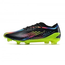 Adidas X Speedportal.1 FG Core Black Bright Cyan Solar Yellow Soccer Cleats