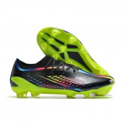 Adidas X Speedportal.1 FG Core Black Bright Cyan Solar Yellow Soccer Cleats