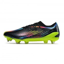 Adidas X Speedportal.1 SG Pro Core Black Bright Cyan Solar Yellow Soccer Cleats