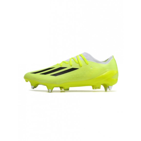 Adidas X Speedportal.1 SG Pro Yellow Black White Soccer Cleats