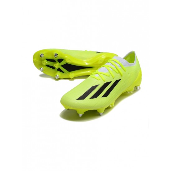 Adidas X Speedportal.1 SG Pro Yellow Black White Soccer Cleats