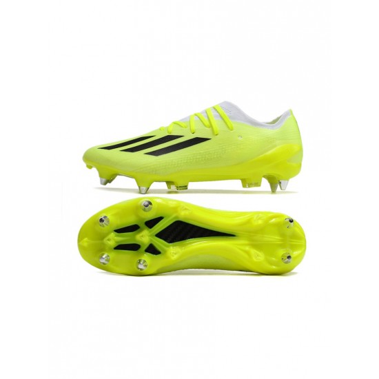 Adidas X Speedportal.1 SG Pro Yellow Black White Soccer Cleats