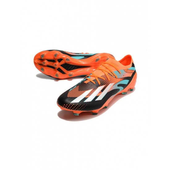 Adidas X Speedportall Mess.1 FG Team Solar Orange Silver Met Core Black Soccer Cleats