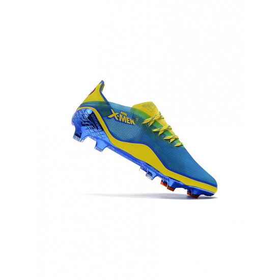 Adidas X Ghosted .1 FG Blue Vivid Red Bright Yellow Soccer Cleats