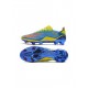 Adidas X Ghosted .1 FG Blue Vivid Red Bright Yellow Soccer Cleats