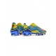 Adidas X Ghosted .1 FG Blue Vivid Red Bright Yellow Soccer Cleats