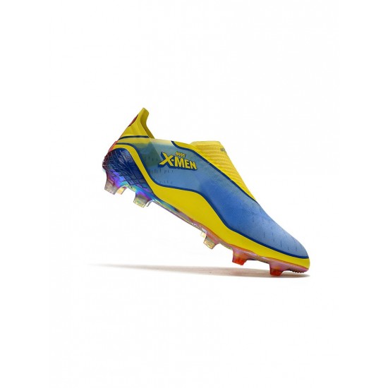 Adidas X Ghosted Cyclops FG Blue Red Yellow Soccer Cleats