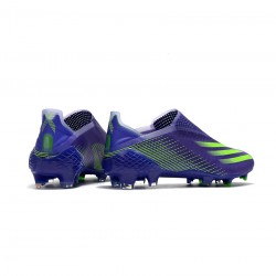 Adidas X Ghosted FG Energy Ink Signal Green Boots Soccer Cleats