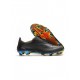 Adidas X Ghosted FG Core Black Signal Cyan Soccer Cleats