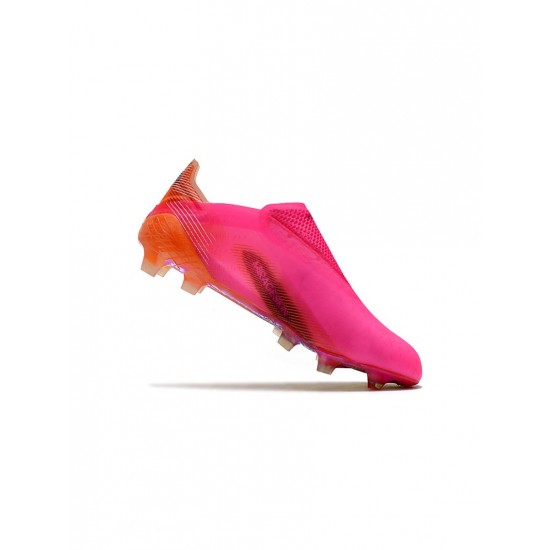 Adidas X Ghosted FG Shock Pink Core Black Screaming Orange Soccer Cleats