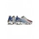 Adidas X Ghosted FG Silver Metallic Core Black Shock Pink Soccer Cleats