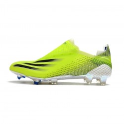 Adidas X Ghosted FG Solar Yellow Core Black Royal Blue Soccer Cleats