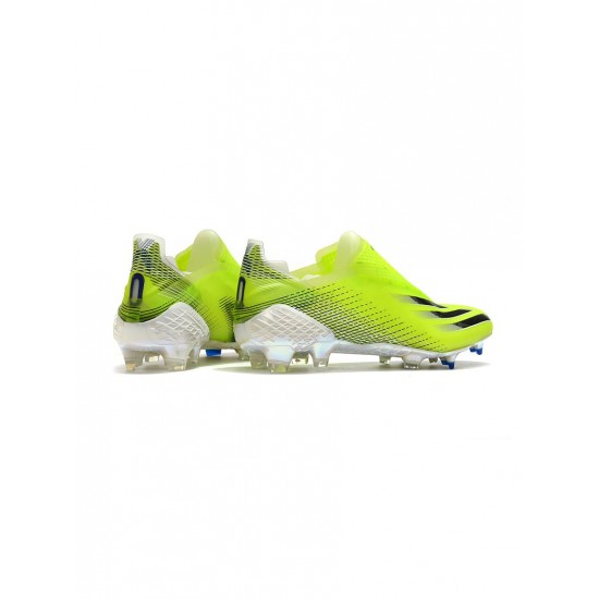 Adidas X Ghosted FG Solar Yellow Core Black Royal Blue Soccer Cleats