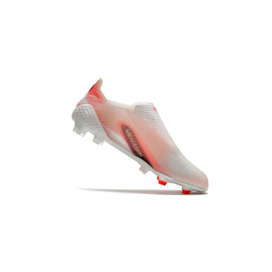 Adidas X Ghosted FG White Orange Black Soccer Cleats