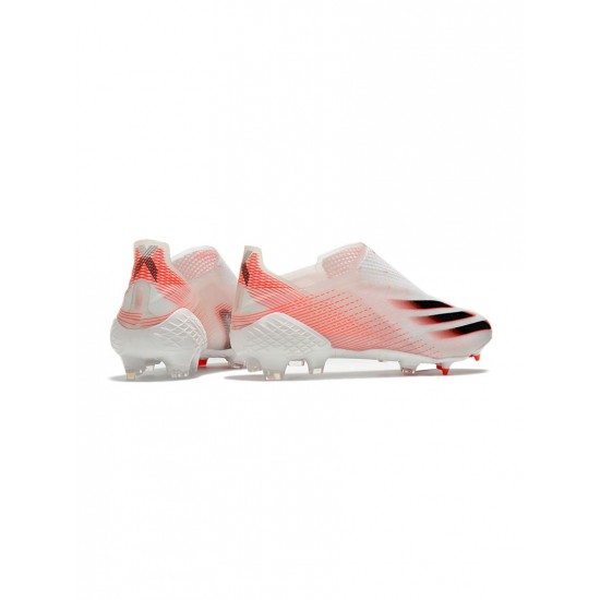 Adidas X Ghosted FG White Orange Black Soccer Cleats